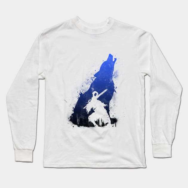 The Walker of Abyss (Version Blue/Black) Long Sleeve T-Shirt by Taki93